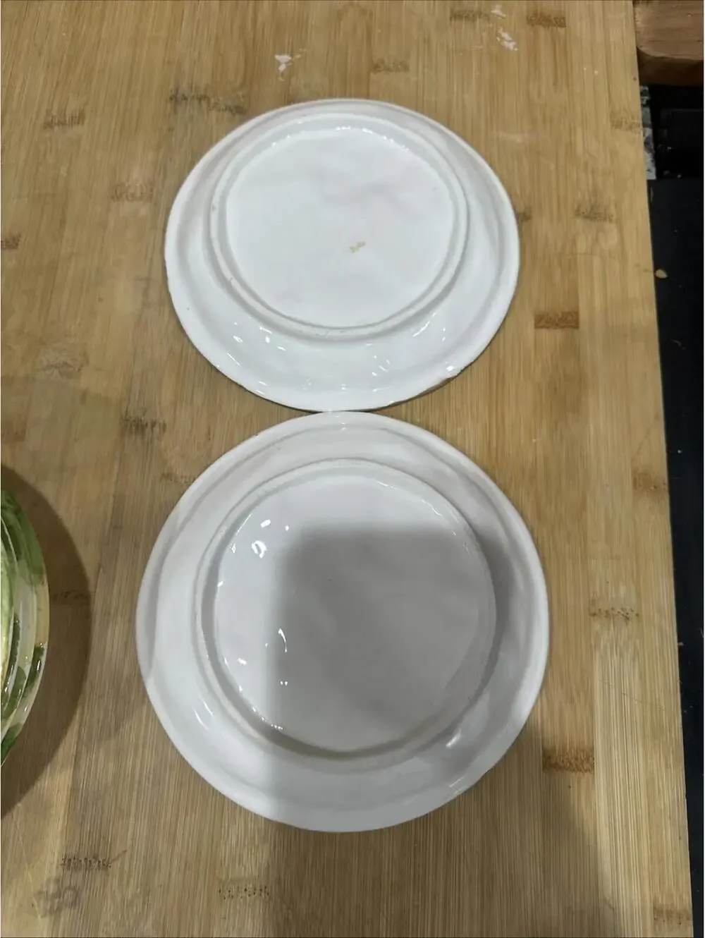 Vintage Set of 6 Lillian Vernon Ceramic Pumpkin Fall Autumn Snack Plates 7.5” *